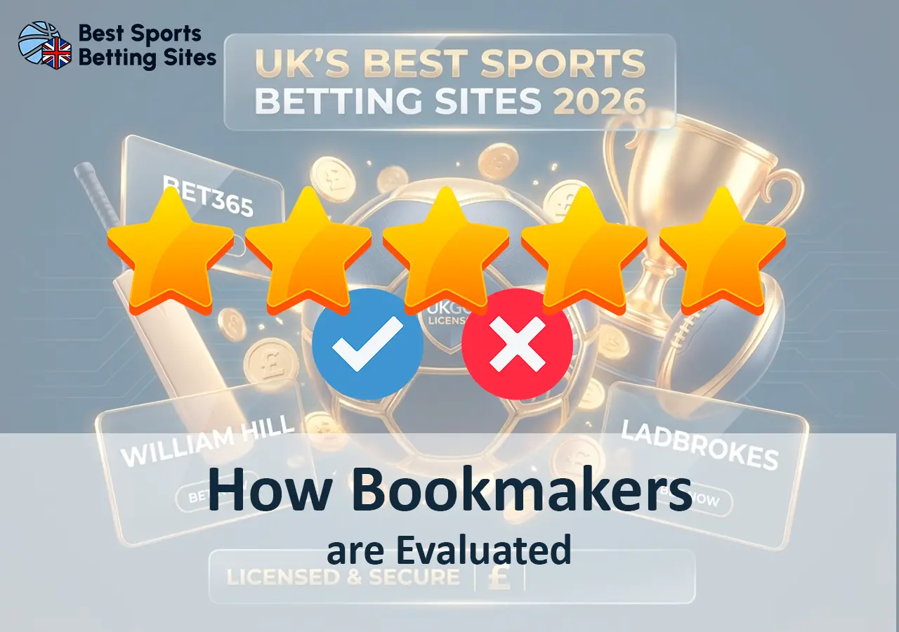 Transparent process of how we evaluate and rank UK bookmakers based on trust and odds.